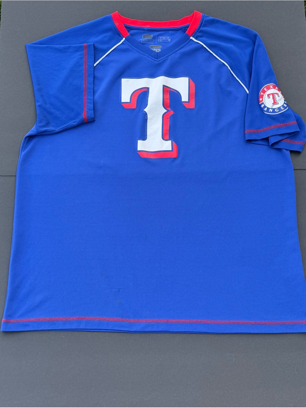 Texas Rangers Blue Team Jersey Shirt - Men's